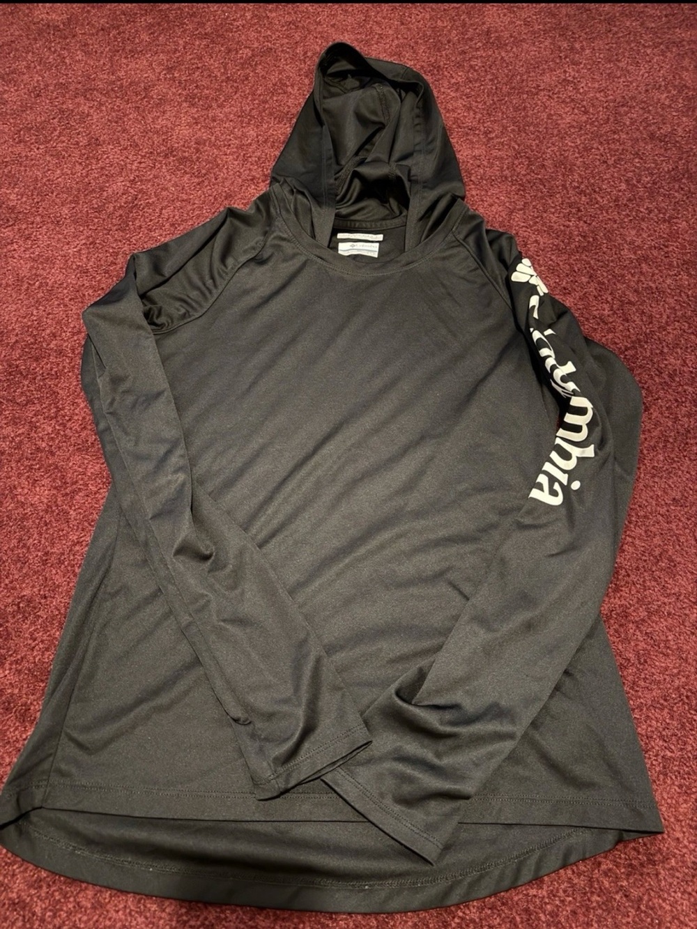 Columbia Shirt Mens Small PFG Omni-Shade Hoodie Long Sleeve Fishing Outdoors